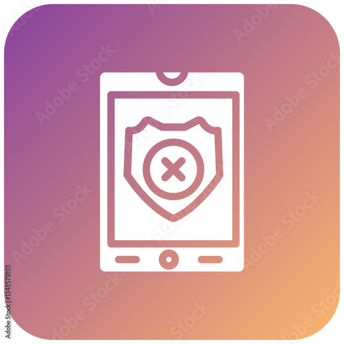 Vector Design Denial Icon Style