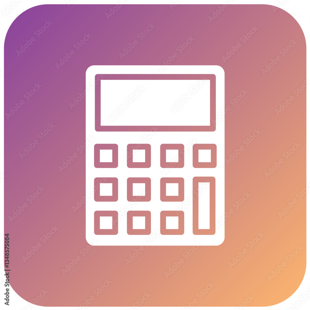 Vector Design Calculator Icon Style Vector Design Calculator Icon Style