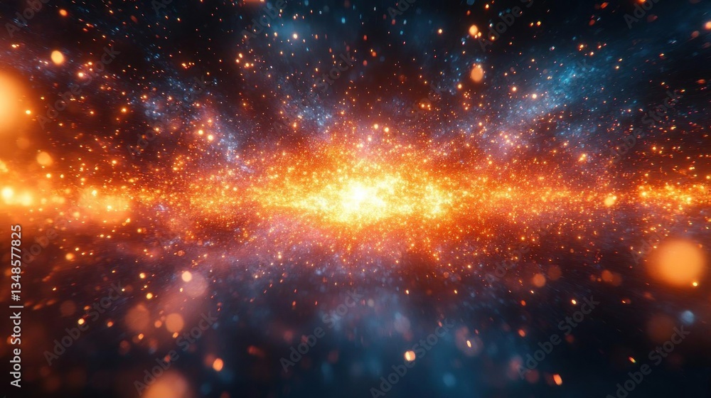 Cosmic Nebula Explosion Space Energy Starry Night Cosmic Nebula Explosion Space Energy Starry Night
