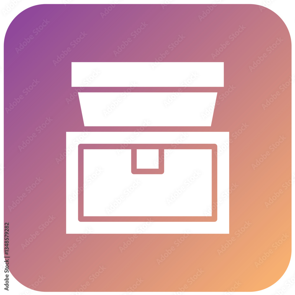 Treasure Chest Vector Design Icon Style Treasure Chest Vector Design Icon Style