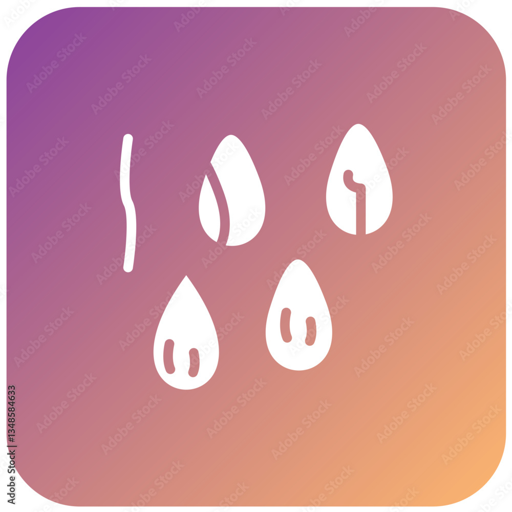 Chia Seeds Vector Design Icon Style Chia Seeds Vector Design Icon Style