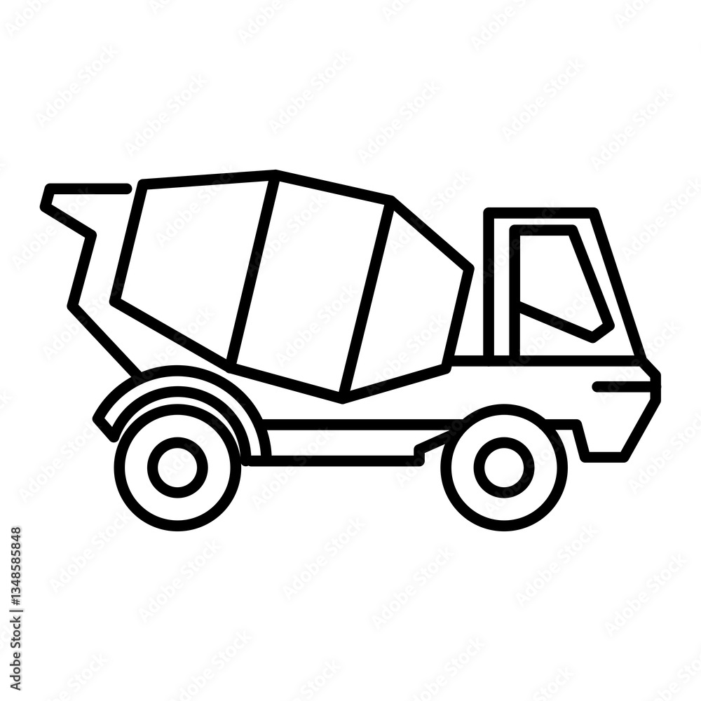 Fototapeta premium delivery truck vector