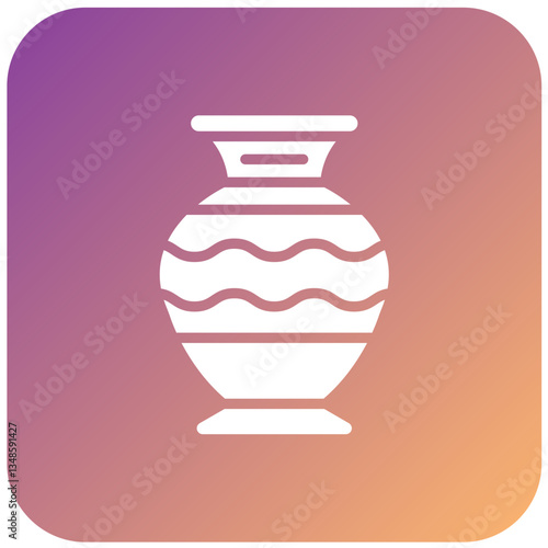 Vector Design Vase Icon Style