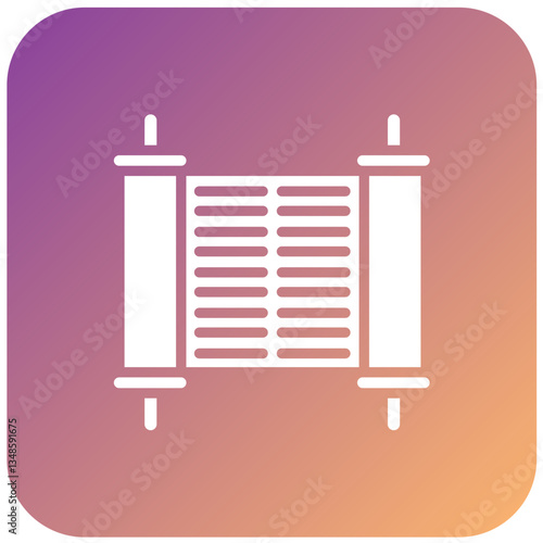Vector Design Torah Icon Style