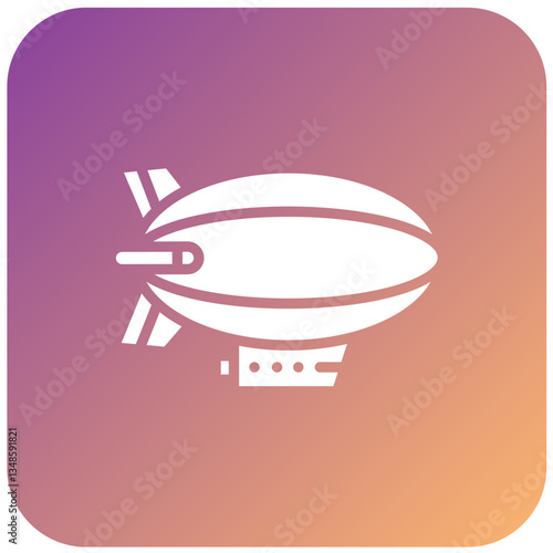 Vector Design Zeppelin Icon Style
