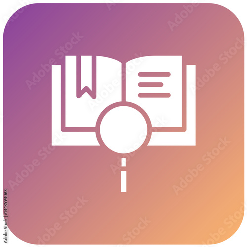 Vector Design Encyclopedia Icon Style
