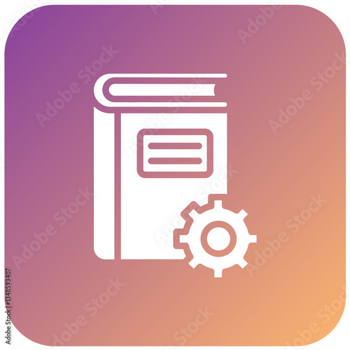 Vector Design Literary Theory Icon Style