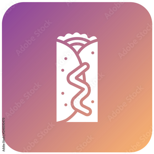 Vector Design Chimichanga Icon Style