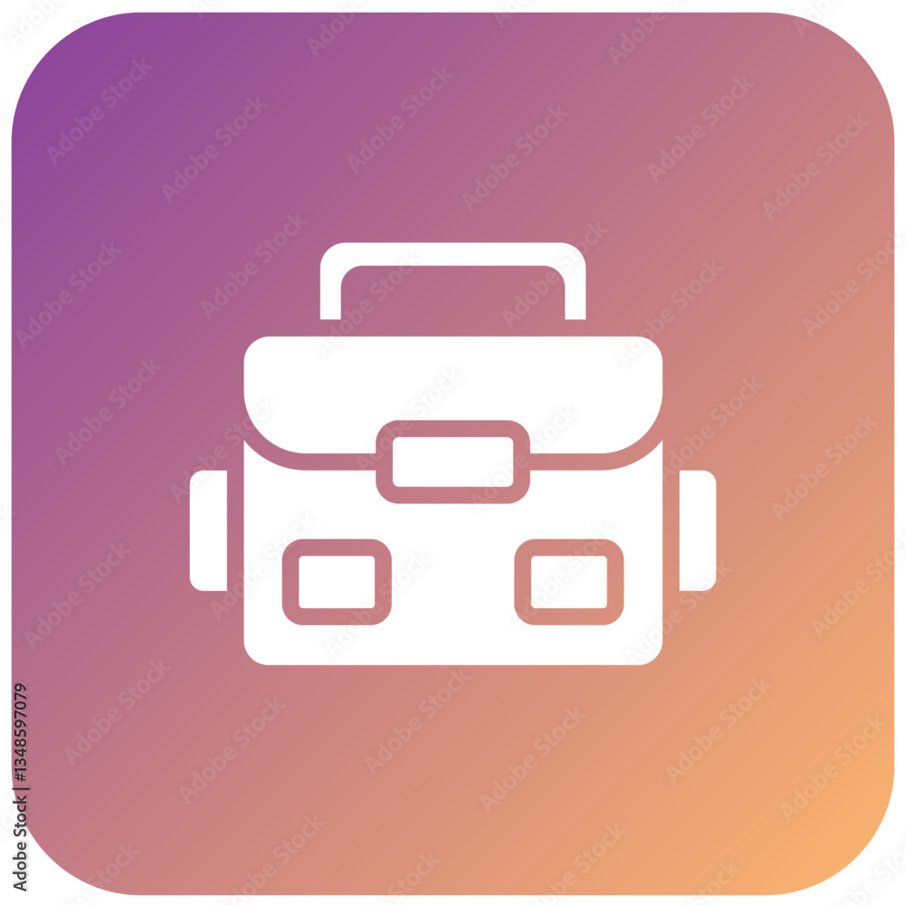 Vector Design Camera Bag Icon Style Vector Design Camera Bag Icon Style