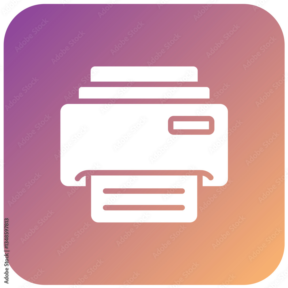 Vector Design Printer Icon Style Vector Design Printer Icon Style