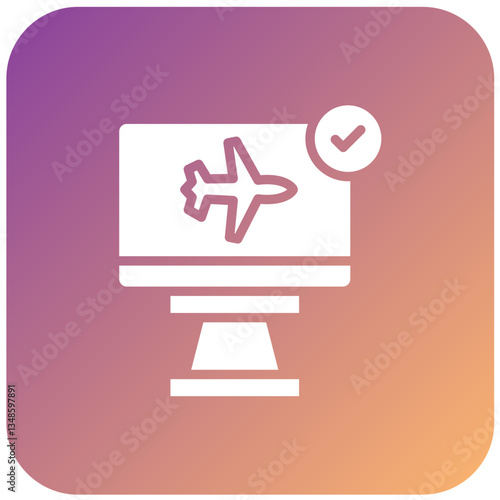 Vector Design Check In Icon Style