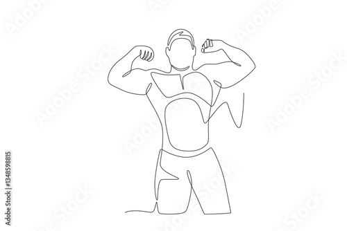Woman eating salad while on keto diet program. Keto concept one-line drawing