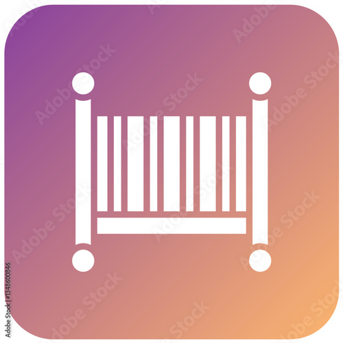 Vector Design Crib Icon Style