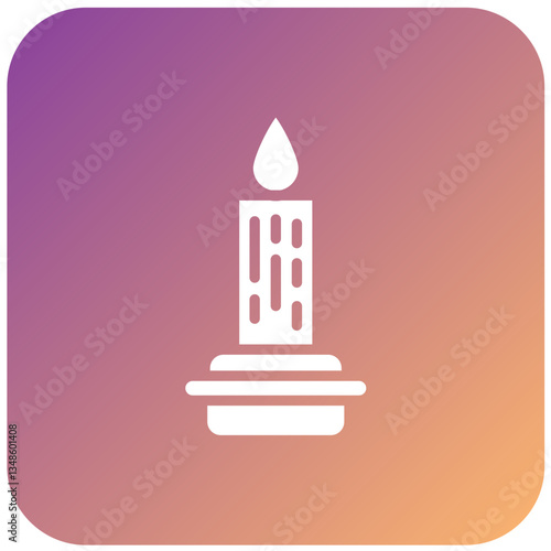 Vector Design Scented Candle Icon Style
