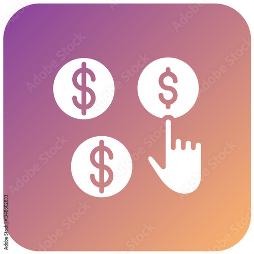 Vector Design Pay Per Click Icon Style