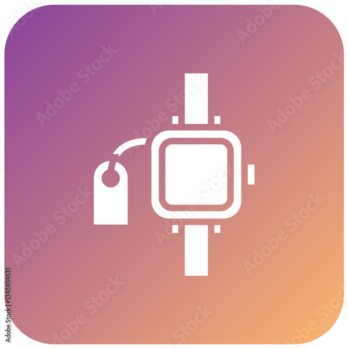 Vector Design Wristwatch Sale Icon Style