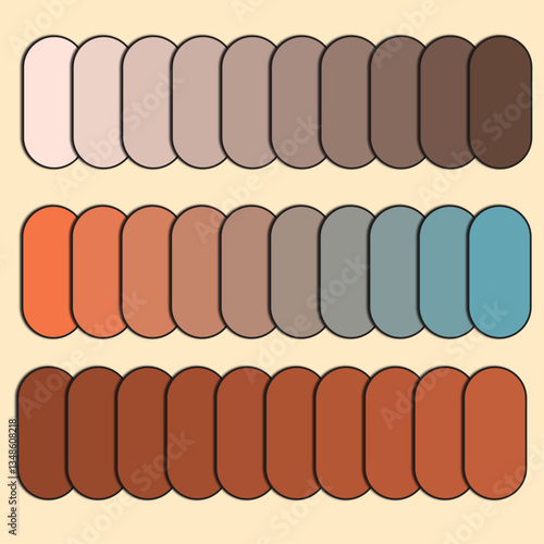Modern Neutral Beige and Cream Color Palette