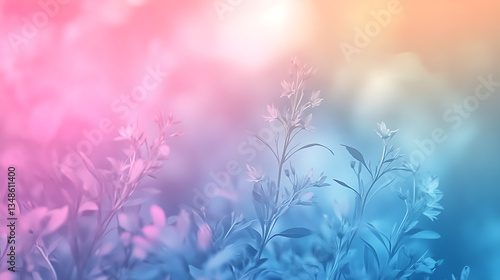 pink flowers in a field