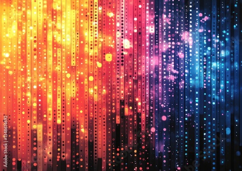 Wallpaper Mural Colorful Dot Background Template Set Retro Style Torontodigital.ca