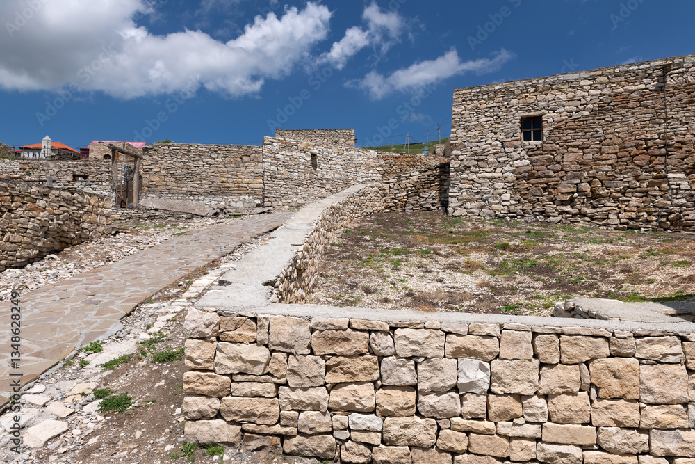 Khoysky historical and architectural complex of the XII-XIX centuries. The village of Khoy in the Vedensky district of the Chechen Republic, Russia Khoysky historical and architectural complex of the XII-XIX centuries. The village of Khoy in the Vedensky district of the Chechen Republic, Russia