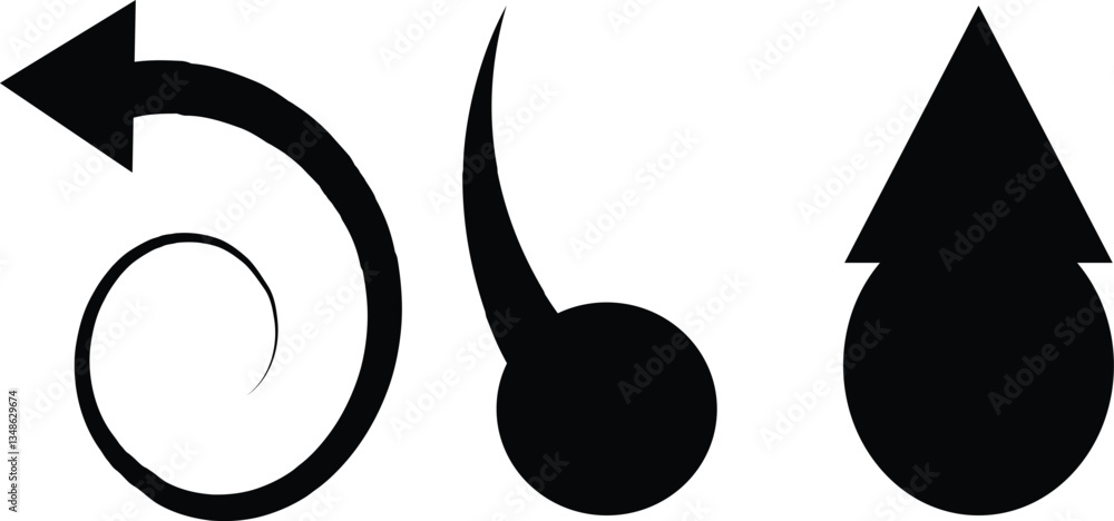 arrow icon set Art & Illustration