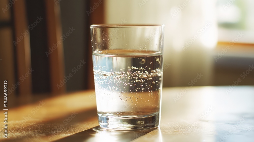 A clear, fresh water droplet on a clean glass surface, symbolizing purity, hydration, and hygiene. A clear, fresh water droplet on a clean glass surface, symbolizing purity, hydration, and hygiene.