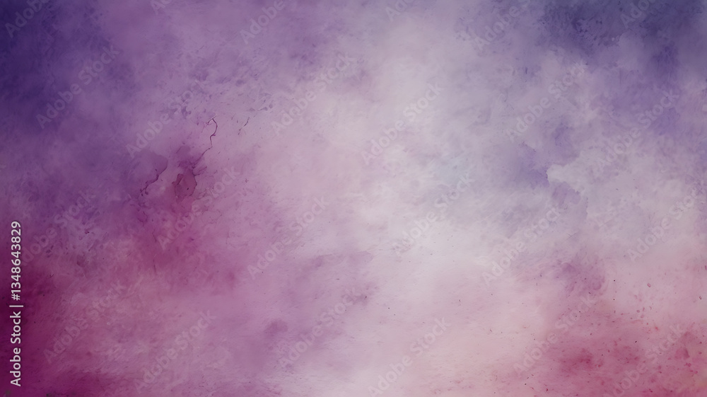 Fototapeta premium Abstract pink and blue grunge background with clouds creates a stormy and smoky sky texture. 