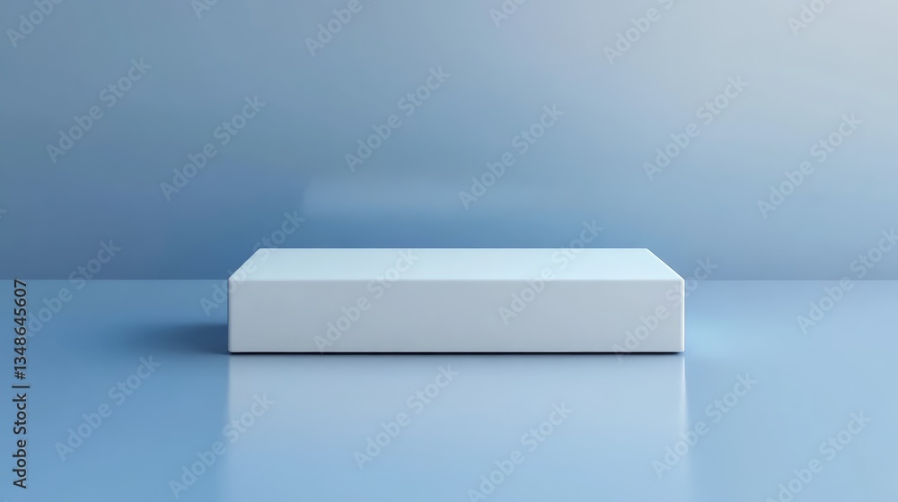 A simple, unbranded rectangular box with no labels, placed on a light surface, offering space for design elements or logos. A simple, unbranded rectangular box with no labels, placed on a light surface, offering space for design elements or logos.
