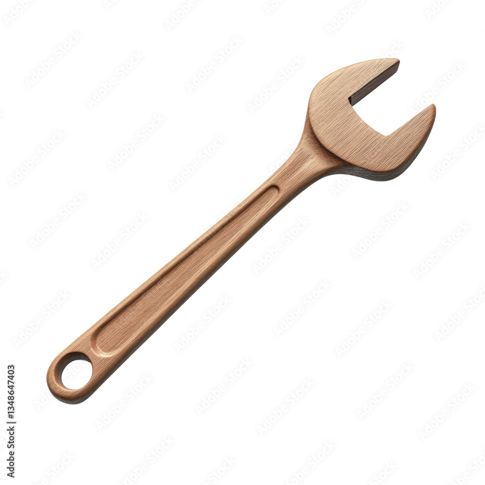 Wooden Wrench Tool for Carpentry and DIY Projects Wooden Wrench Tool for Carpentry and DIY Projects
