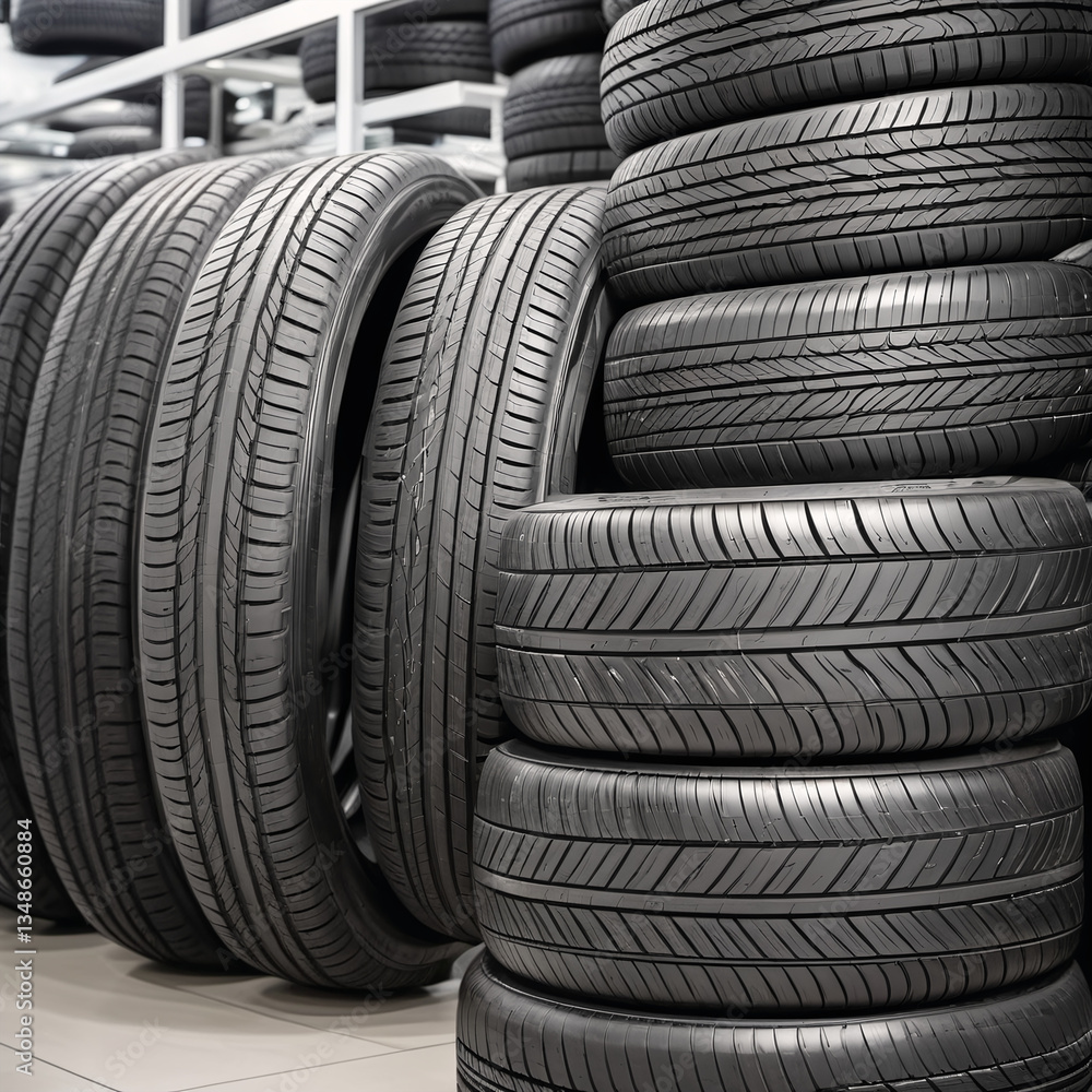 Obraz premium New-Old Tires