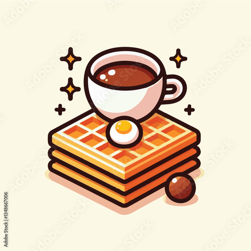 food, waffle, dessert, breakfast, background, pastry, sweet, snack, delicious, illustration, homemade, lunch, tasty, crispy, bakery, fresh, white, baked, meal, belgian, wafer, cream, cake, golden, str