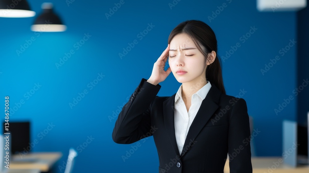 Stress relief techniques for young professionals in a calm office environment