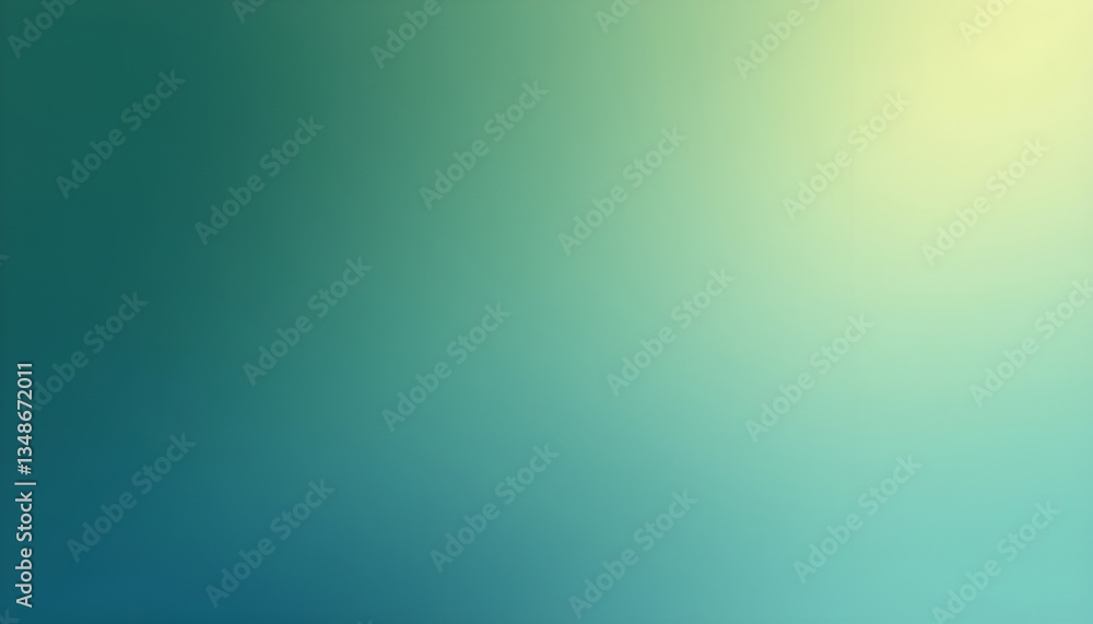 Obraz premium Smooth Teal-to-Lime Gradient Background Image