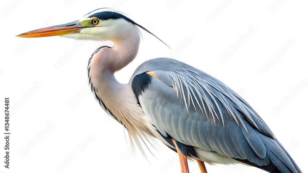 Fototapeta premium great blue heron ardea cinerea