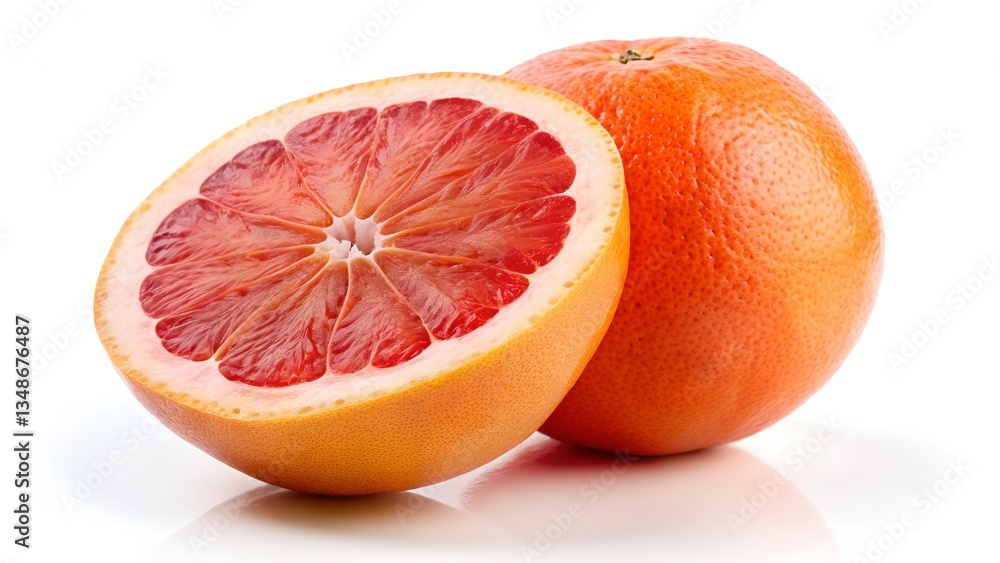 grapefruit isolated on white background grapefruit isolated on white background