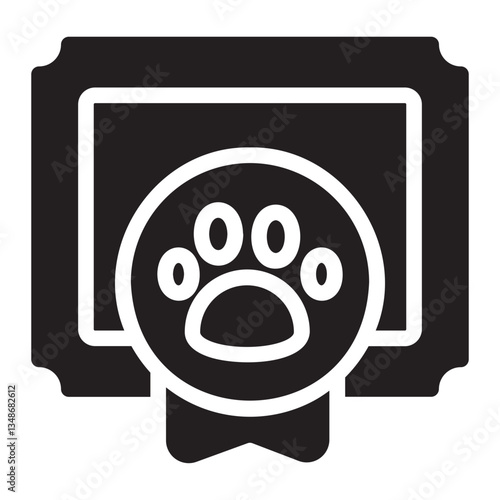pedigree glyph icon