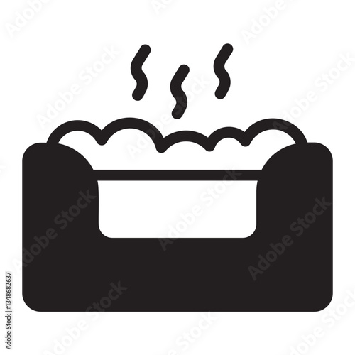 litter box glyph icon