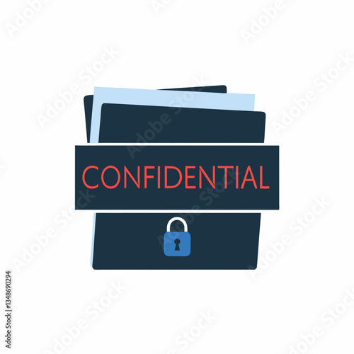 Stack of confidential business documents