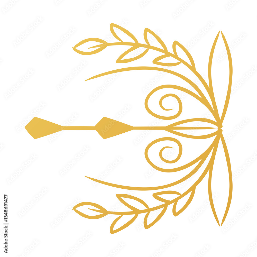 Corner design with vector illustration of a feather Corner design with vector illustration of a feather