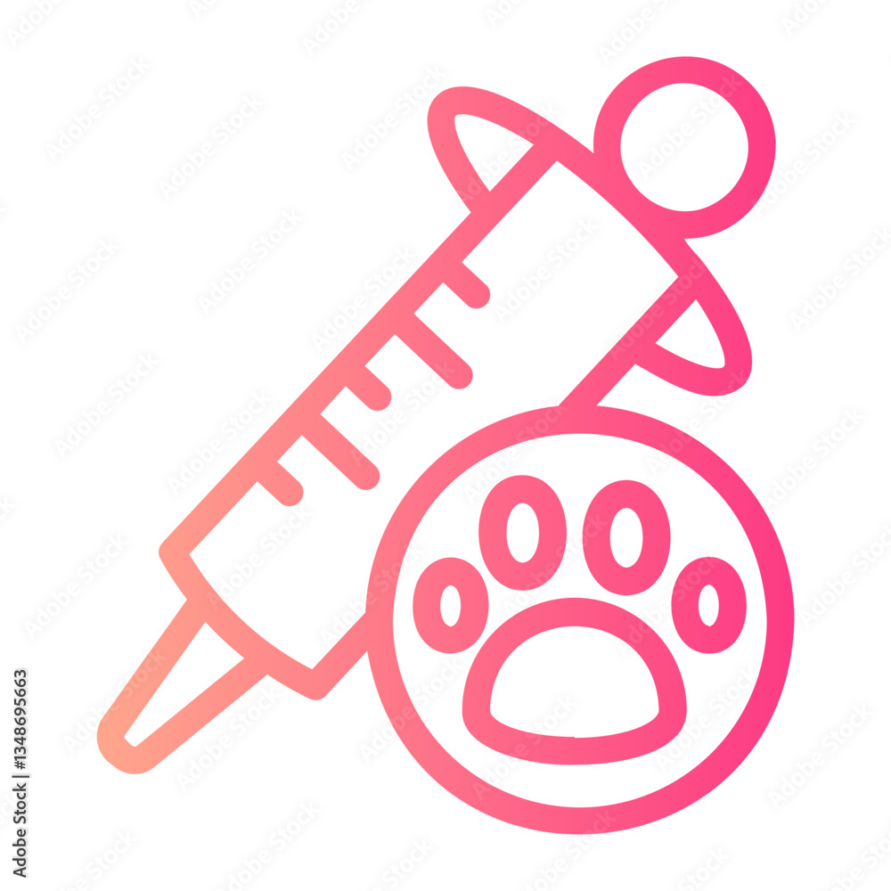 Vaccine gradient icon Vaccine gradient icon