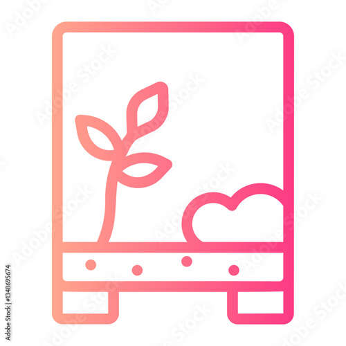 terrarium gradient icon