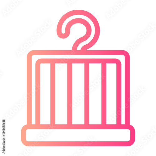 bird cage gradient icon