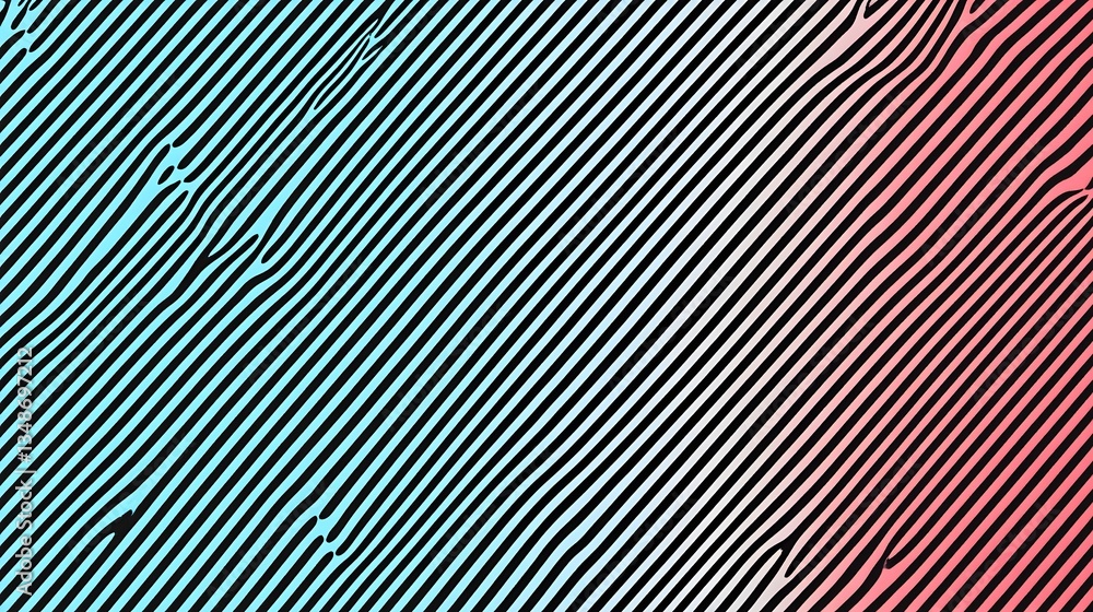 Diagonal Black Lines Across a Gradient Colored Background