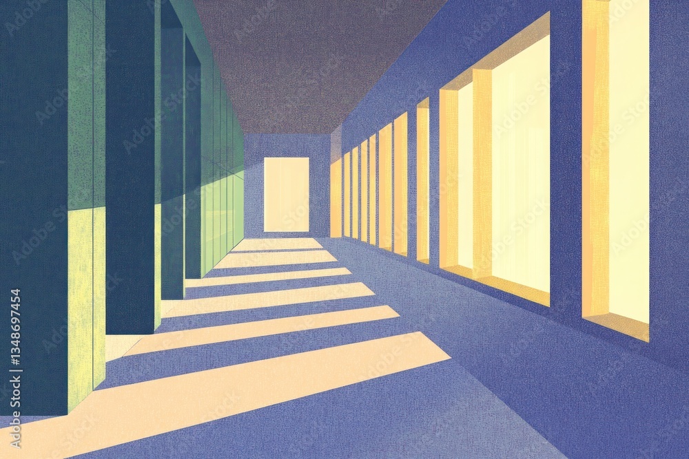Random backdrop architecture corridor lines. Random backdrop architecture corridor lines.