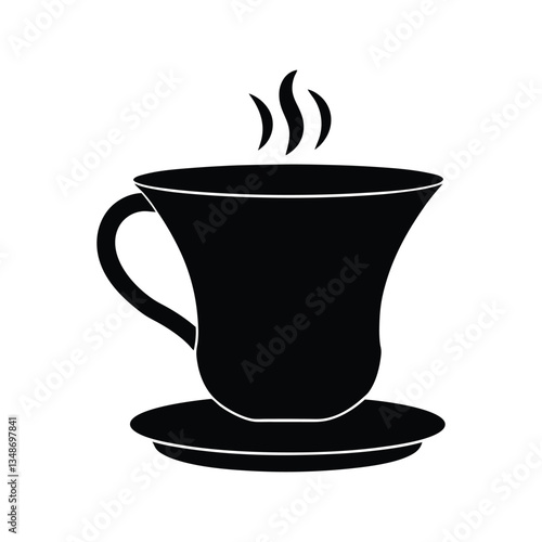 demitasse silhouette art