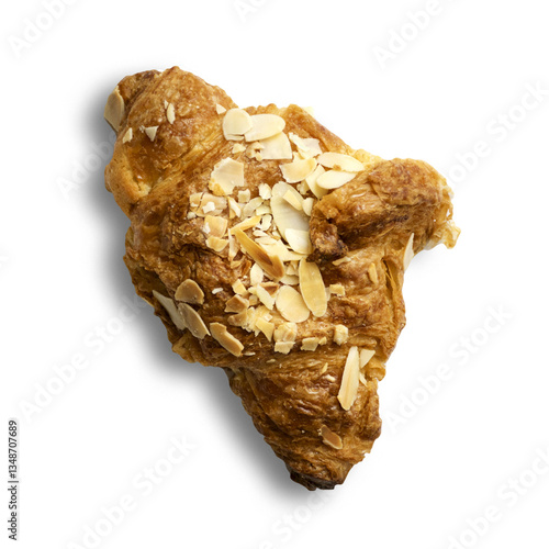 Croissant with almonds