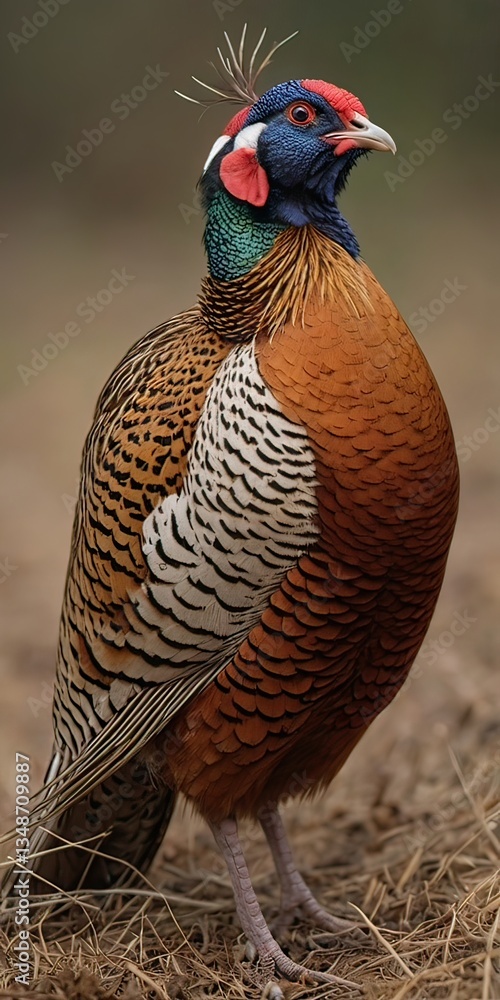 Fototapeta premium pheasant male and female