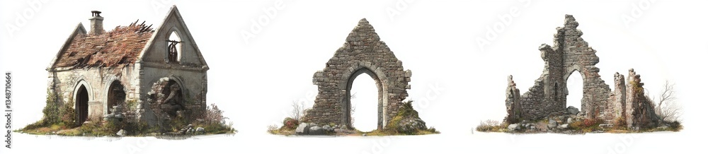 Fototapeta premium Ruined Structures