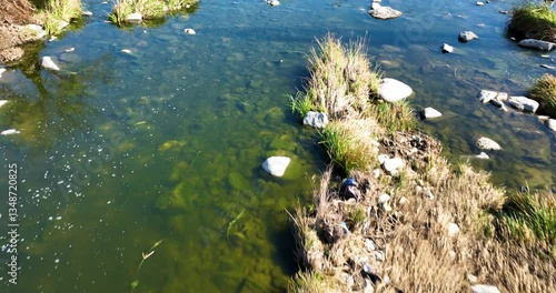 Glendale Narrows, LA River, Los Angeles, California, USA