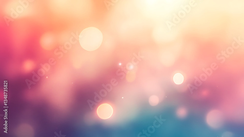 colorful bokeh background
